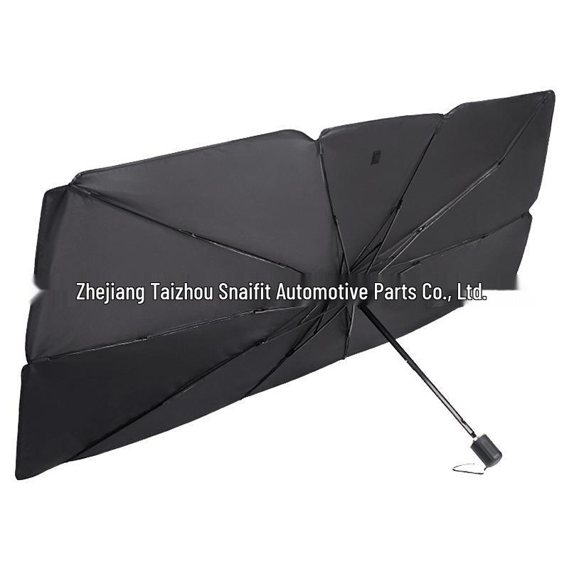 Popular Car Sunshade: Retractable Folding Umbrella for Front Windshield, Heat Insulation, UV Protection