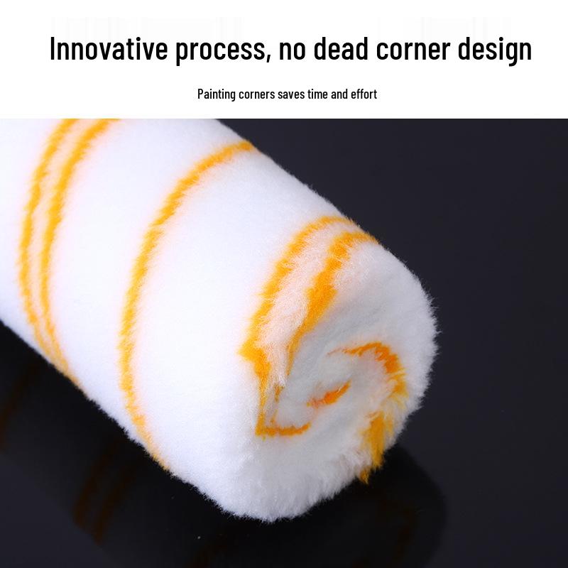9-Inch Multi-Spec Paint Roller Brush for Home Decoration, Wall Latex Paint, Glue, and Engineering Projects with Long, Thick Bristles.