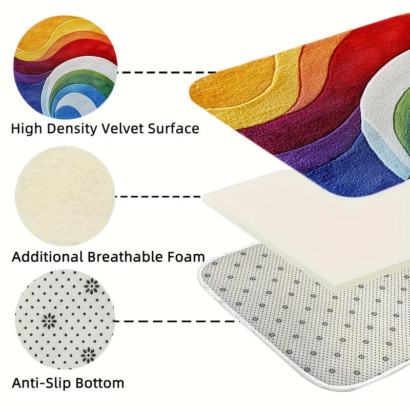 Creative Color Velvet Pattern Round Pillow Mat, Fleece Meditation Yoga Cushion for Indoor Decor, Portable Floor Seat Pad