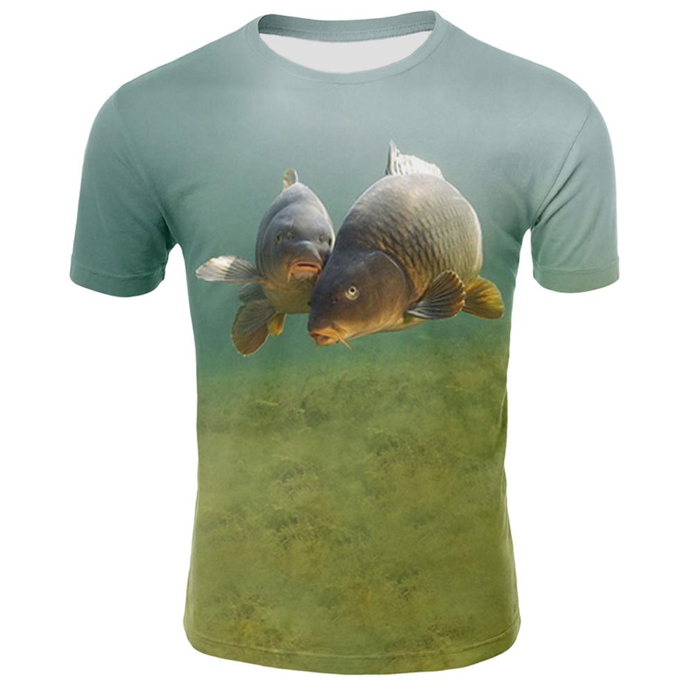 

Мужская винтажная футболка с изображением рыбалки с 3D-принтом, повседневная свободная футболка с коротким рукавом для мужчин, толстовка, мужская верхняя одежда для спорта на открытом воздухе M