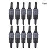 10PCs Plastic Steel Quick Connector Self Locking C Type ShPH Pneumatic for 8   10   12mm Air Pipe(10mm(30) )