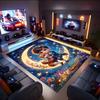 1PC Custom Name Moonlit Fantasy Adventure Theme Floor Mat Ideal for Living Room, Game Rooms, Office, Bedroom,Floor Mat Playful Design