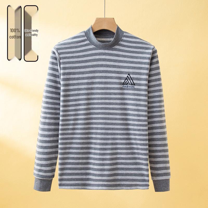 Teen Boys' Cotton Long Sleeve Autumn T-Shirt - Mid & Big Sizes Available