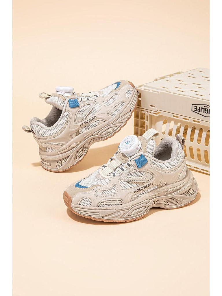 Happy Bear Breathable Mesh Lightweight Unisex Shoes for Spring and Autumn