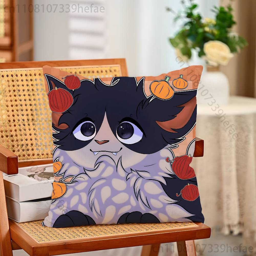 AAdopt Me Game Pillow Cases for Bedroom Living Room Sofa Home Decor Polyester Cushion Cover with Zipper