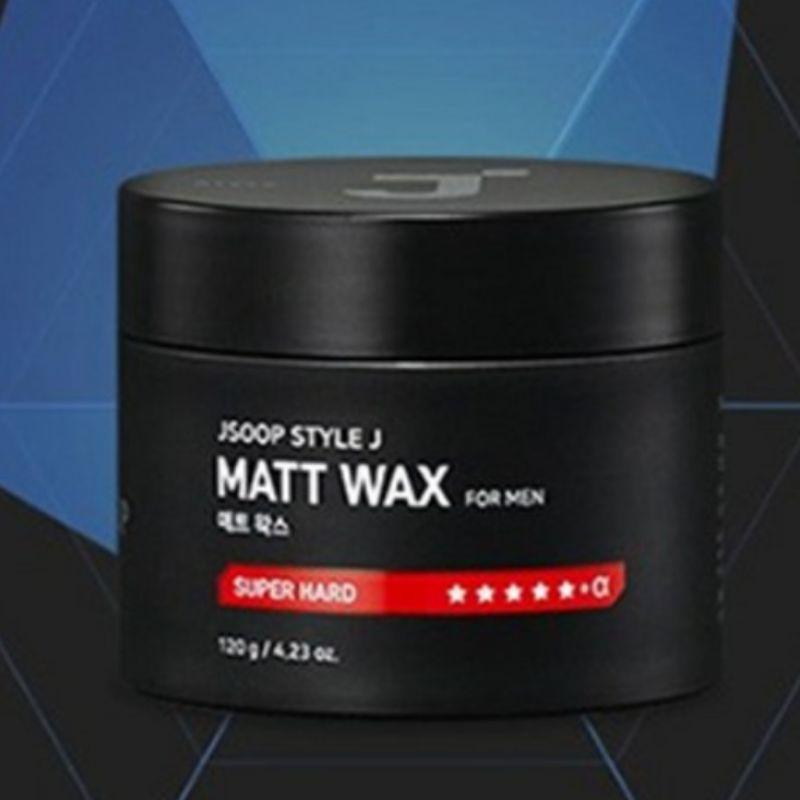 J.SOOP Style J for Men Hard Matte Wax 120g – Strong Hold & Matte Finish Hair Styling Wax