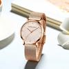 New Women's Luxury Watch Matte Dial Japanese Quartz Movement Stainless Steel Mesh Strap Hannah Martin Brand Original Watch