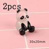 1-10pcs Glowing Panda Mini Figurines Miniature Panda Micro Landscape Ornament Glowing In Dark Miniature Flower Potted Decor