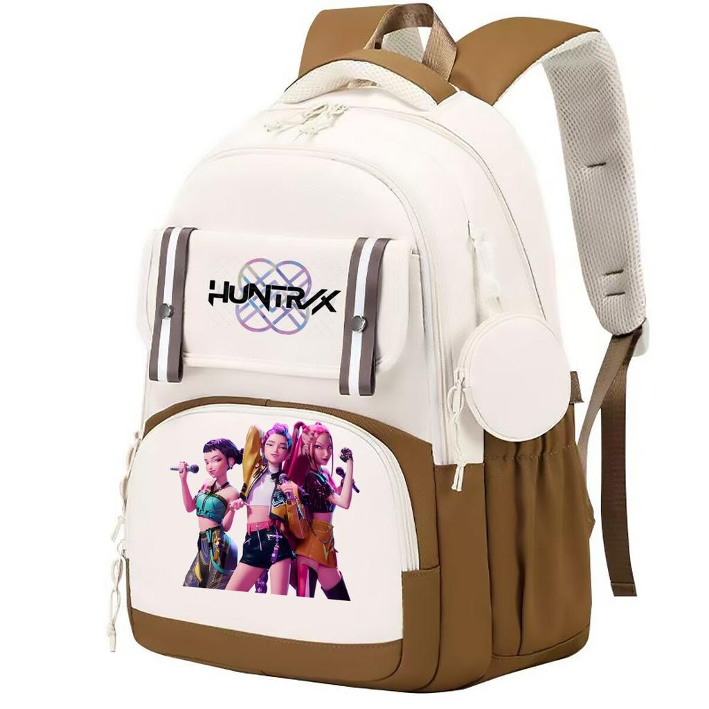 Animation Cartoon Printed Backpack Macaron Color Burden Reduction Ridge Protection Primary And Secondary School School Bag