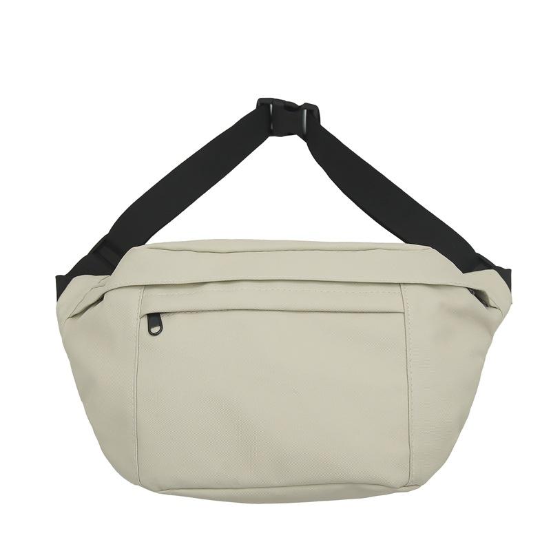 Jednobarevná náprsní taška pro muže a ženy, crossbody taška, taška přes rameno, taška na mobilní telefon