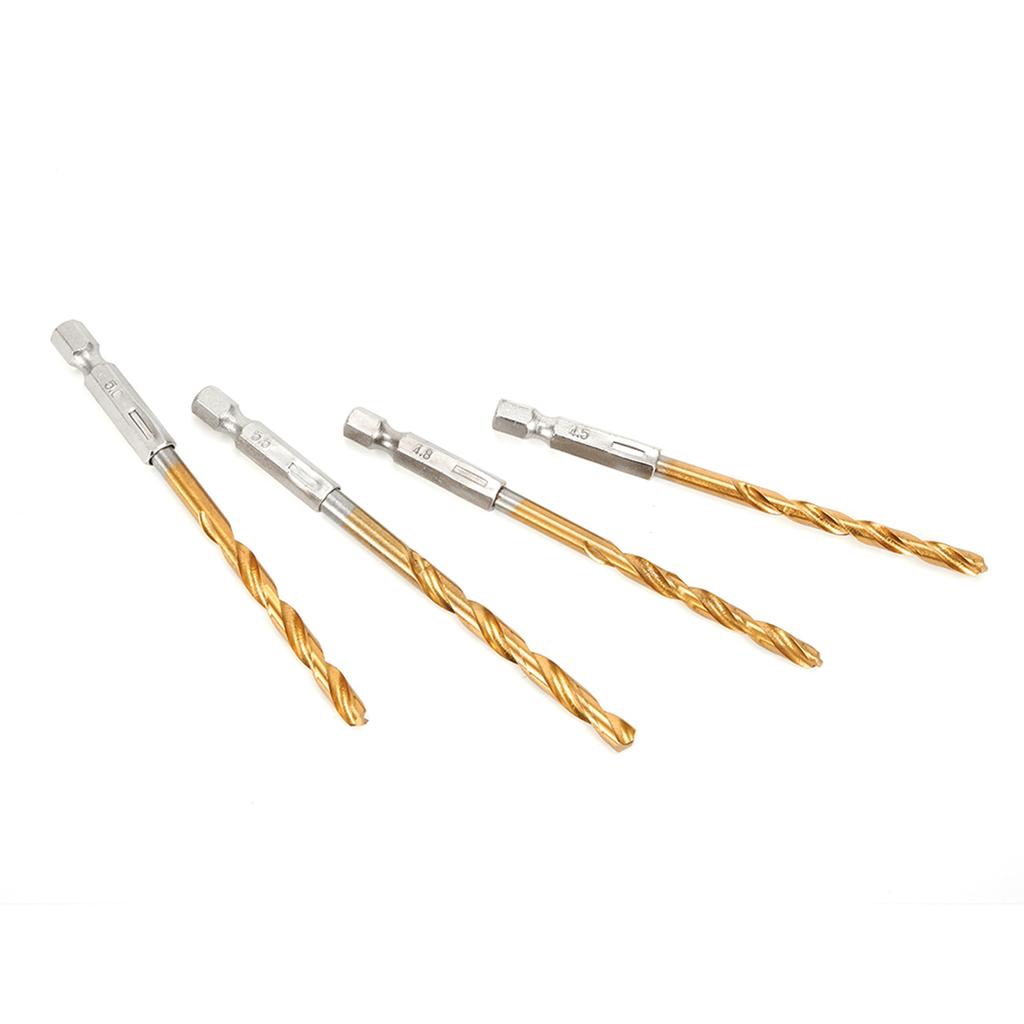 13pcs HSS High Speed Steel Drill Bit Set with Hex Shank 1 5 6 5mm for Metal Wood Plastic Drilling and Long Lasting