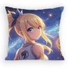 FAIRY TAIL Lucy Pillow Case Sofa Living Room Bedroom Headboard Backrest Cushion Square Cushion Nap Time