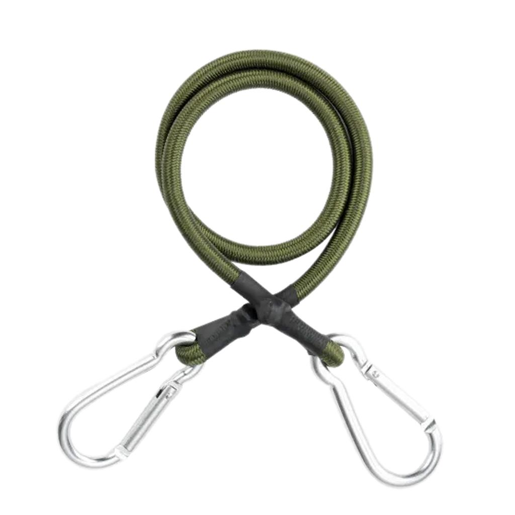 Heavy Duty Bungee Cord Elastic Tie Strap String with Carabiner Hook Strong Elastic Rope Cycling Luggage Packing Ropes