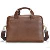 Men's Premium Leather Briefcase: Cowhide Handheld Business/Travel Computer Bag