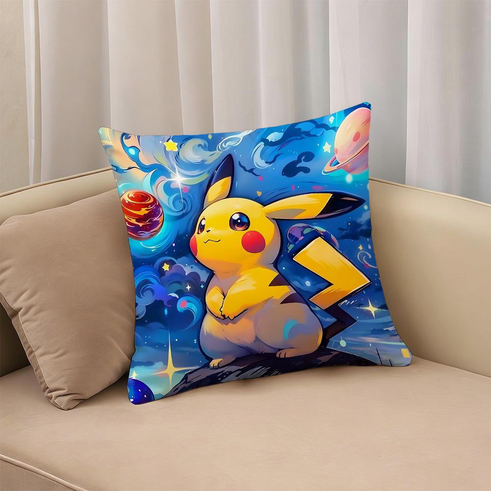 P-Pika Q-Chu Pillow Covers Decorative Cushions For Sofas Home Decor Items Interior Decoration Cushion Cover Room Decorating Sofa