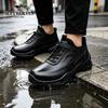 Septwolves Men's Casual Leather Business Sneakers