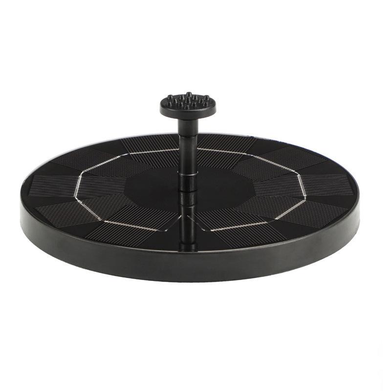 Solar Floating Fountain with Battery and LED Lights for Outdoor Ponds