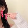 Elegant French Yarn Wrapped Hoop Earrings - Autumn/Winter Edition