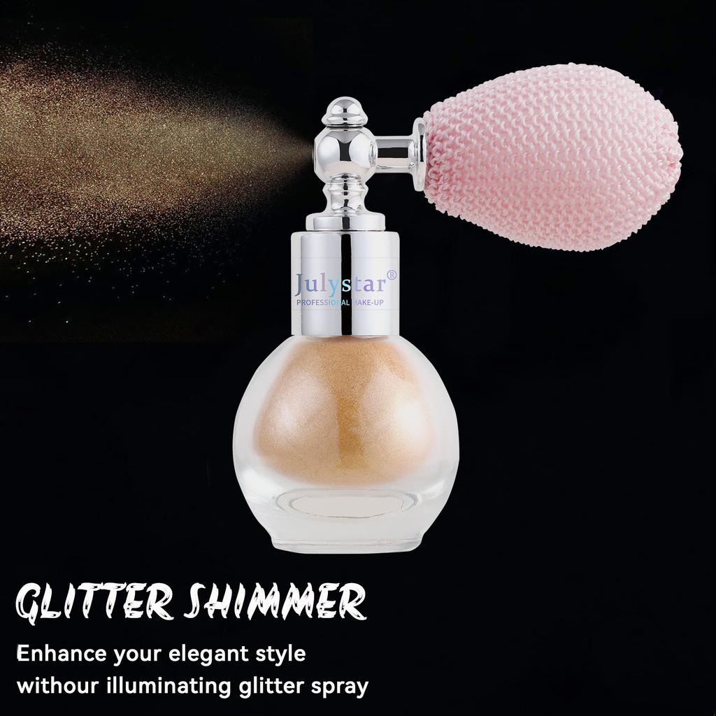 Facial Grooming Natural Three-dimensional Fine Flash Highlight Liquid Body Brightening and Modifying Contour Long-lasting Anti-sweat Highlight Spray