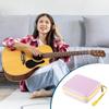 Uxcell Gitarrenplektrumhalter Künstliche PU-Plektrumtasche für Pinke Box, Leder, Akustik-/E-Gitarren,