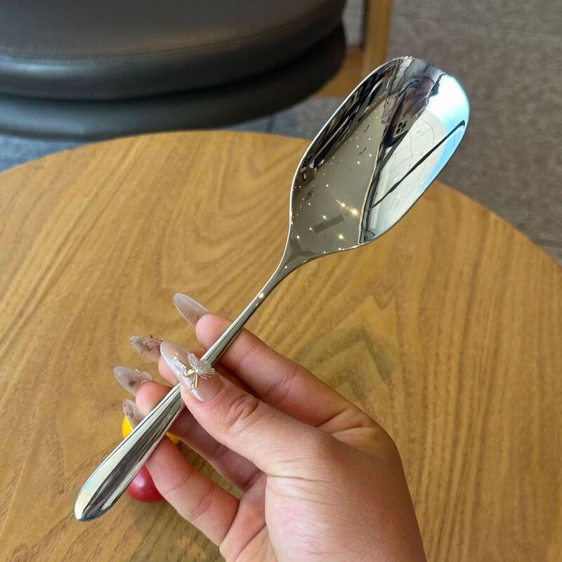 Ruhan Stainless Steel Long Handle Serving Spoons