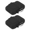 2 PCS Waterproof Lighter Case Plastic Black Sealed Pocket Lighter Container for Outdoor