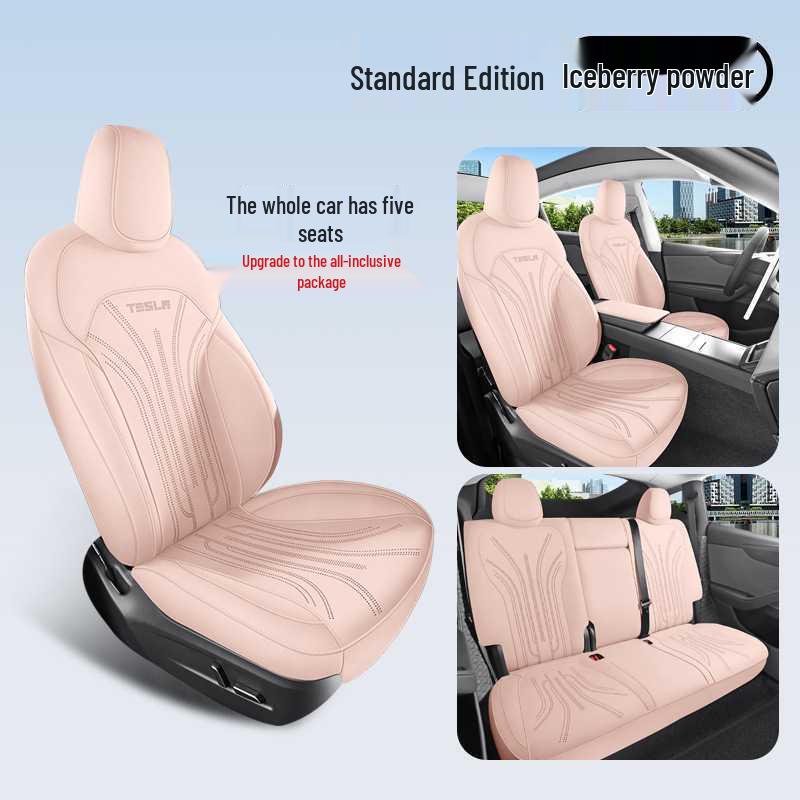 New Suede Car Seat Covers & Cushions for Tesla Model Y (25 Models) New Edition Model Y 5-Seater