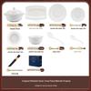 ModLanka Shuanglin Gongque 52-Piece Ceramic Dinnerware Set