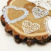 2 Pezzi Pizzo Cuore Metallo Fustelle Taglio Fai da Te Scrapbooking Carta Biglietto Album Artigianato Stampo