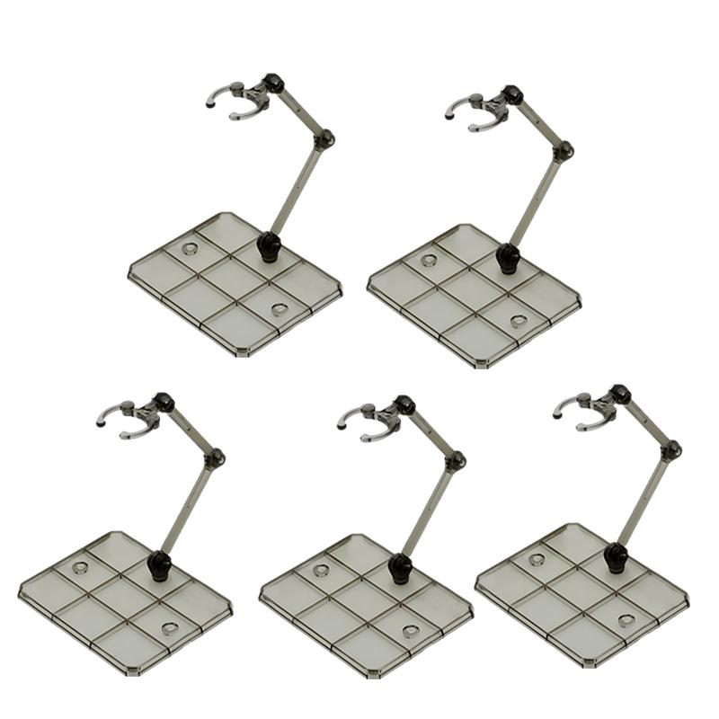 1/5Set Action Figures Adjustable Base Clear Display Stand for 1/144 HG/RG Gundam Figure Model Toys Universal Figure Model Clip