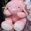 Cartoon Animal White Rabbit Plush Toy Soft and Comfortable Pink Rabbit Stuffed Doll Gifts For Girl