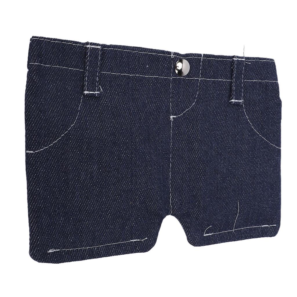 Mini Jeans Wallet Funny Portable Folding Card Holder Pocket Pants Jeans Wallet with Card Slots for Keys Cash
