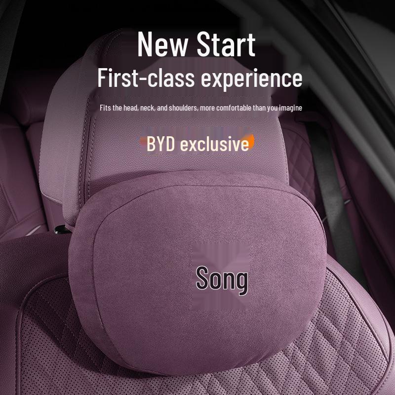 Headrest Lumbar Support Neck Pillow for BYD Song PLUS New Energy Glory Edition
