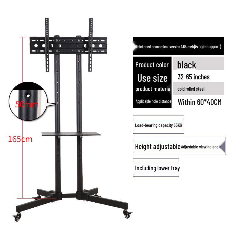 Soporte de TV LCD con Ruedas para Televisores de 32-65 Pulgadas