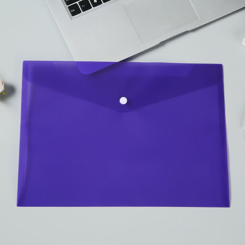 1Pcs Transparent Document Files Folders Envelope Popper Wallets  for School Office Home