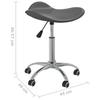 Dining Room Chair Swivel Grey Faux Leather