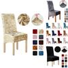 Stylish Crushed Velvet Dining Chair Covers With Secure Fit And Quick Recovery Stretch