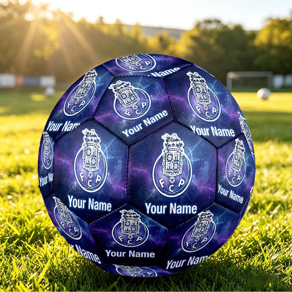 Balón de Fútbol Talla 5 Personalizado con Patrón del FC Porto para Juego Deportivo al Aire Libre Regalo