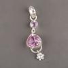 Morganite Gemstone 925 Sterling Silver Jewelry Women Gift Handmade Pendant2.00" PP-5-12