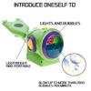 Glowing Automatic Bubble Maker Automatic Bicycles Bubble Blower Bike Bubble Toy Portable Outdoor Toy For Boys And Girls