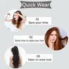 MERISIHAIR Synthetic Ponytail Extension Claw Curly Wavy Clip In Hairpiece Ponytail Hair Extensions Long Pony Tail For Women