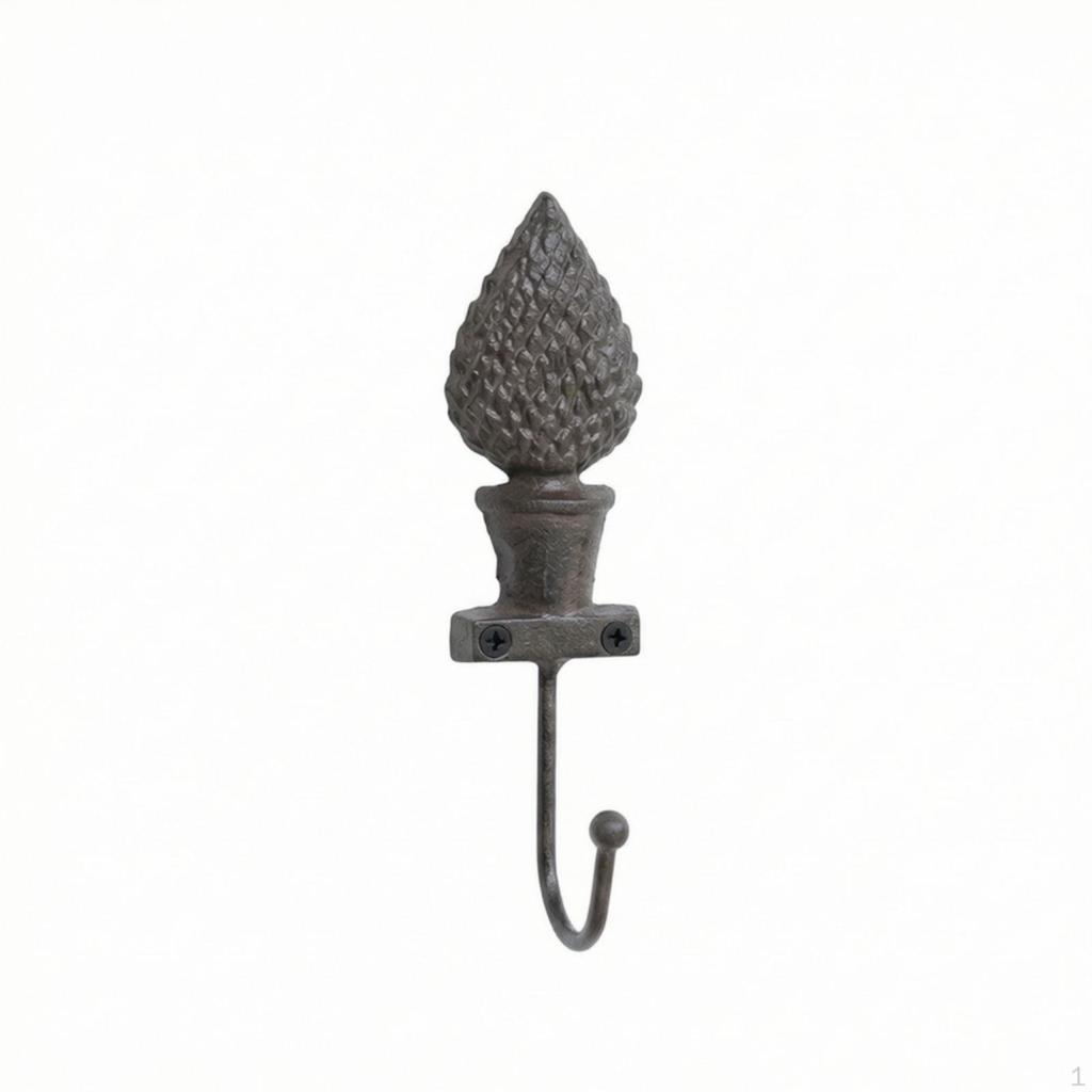 Bonsai Wall Hook Sculptural Cast Iron Decorative WallMounted Hooks for Entryway, Hallway,