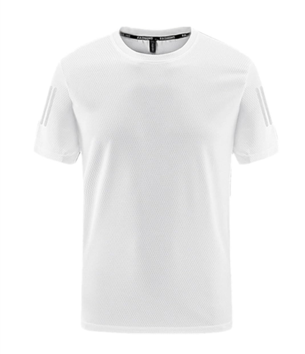 

для тренировок от сыпи свободная большая спортивная дышащая [CALASOU] футболка с коротким рукавом мужская, защита, одежда, охлаждающая, с коротким рукавом, прилегающая, размер, рубашка, купальник, белый