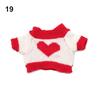 Plush Toy Clothes 30CM Doll Tops Knitted Sweater Hoodie Overalls For Bear Kawaii Mini Yellow Duck Clothes Accessories Kids Toys