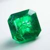 9 Ct Natural Loose Gemstone Green Emerald Colombian Square Cut CERTIFIED Emerald MULTTIQ39