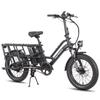 FAFREES FF20 CUV Outdoor Electric Freight Bicycle 48V12Ah Dual Battery 250W Motor Urban Commuting Electric Bike 20 Inch Fat Tires Convenient E-Bike