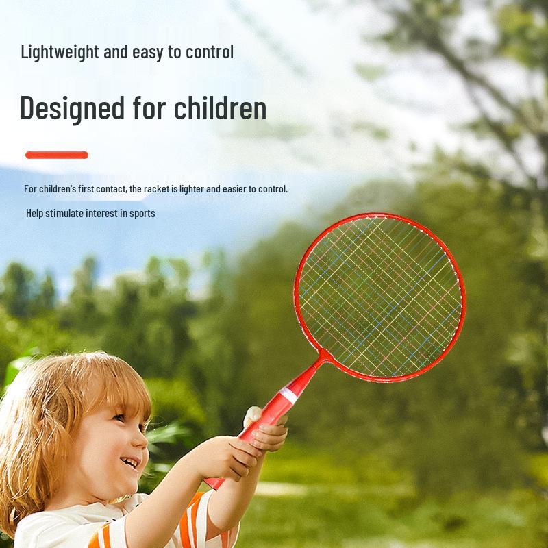 Boshika Kids' Cartoon Badminton Racket Set - Outdoor Sports Toy for Parent-Child Play