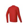 FILA Golf Series Color Block Round Neck Elite Pullover Long Sleeve Knit Sweater Men sweater Fluorescent-Flame-Red A11M415401F-RD