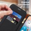 Applicable To IPhone17 ProMax Business Mobile Case Lingshield Magnetic Leather Case Apple 17 Card Protection Case