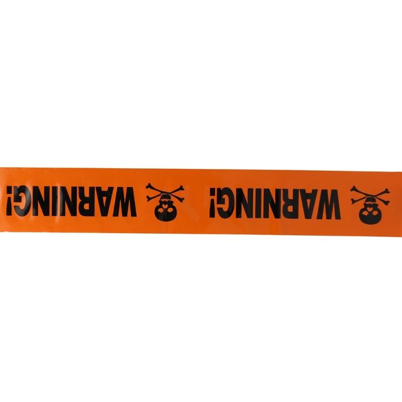 Multipurpose Warning Tape Highly Visible Safety Sign Caution Tape for Halloween Constructions Sites Festival Decors